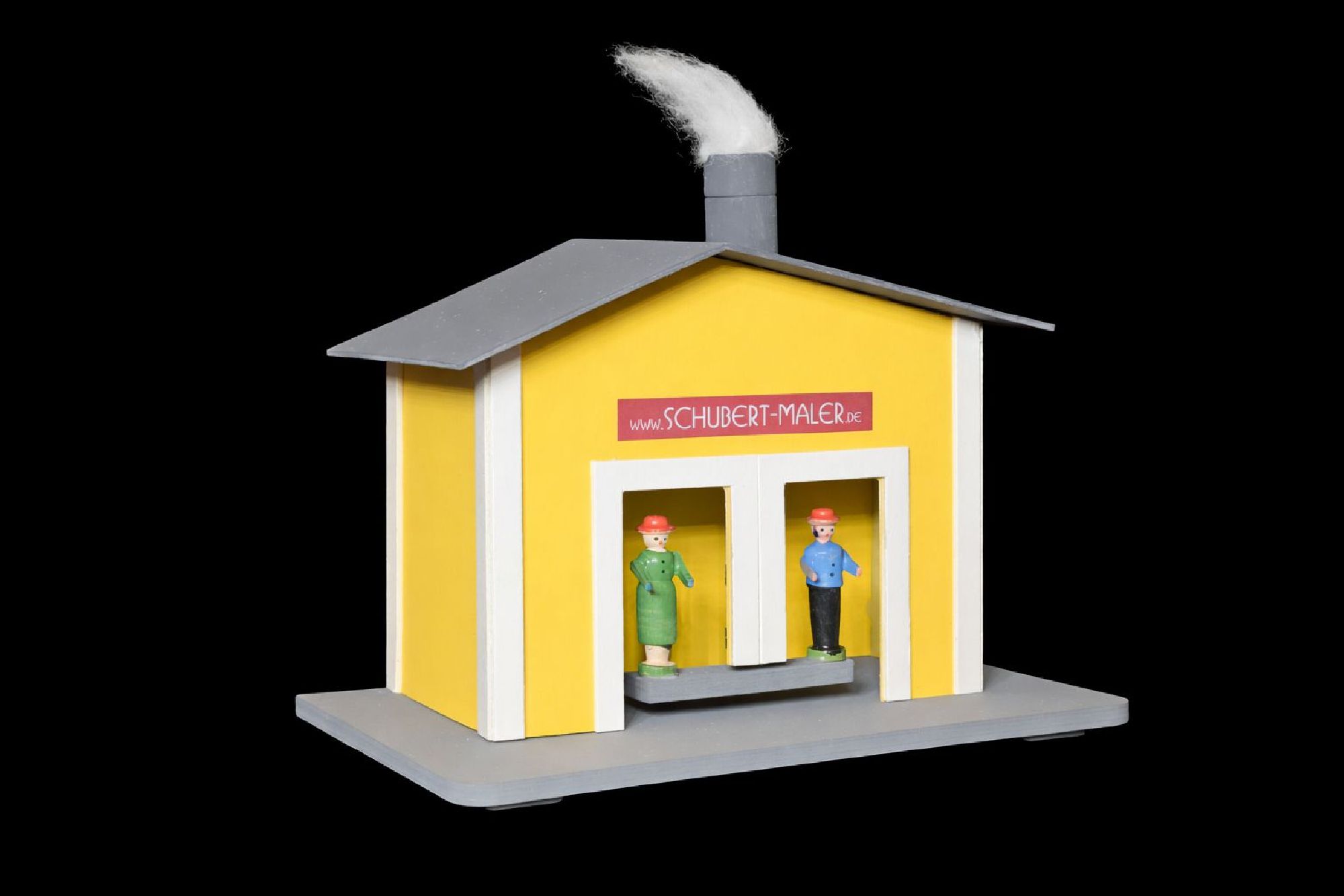 Wetterhäuschen gelb